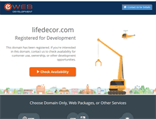 Tablet Screenshot of lifedecor.com